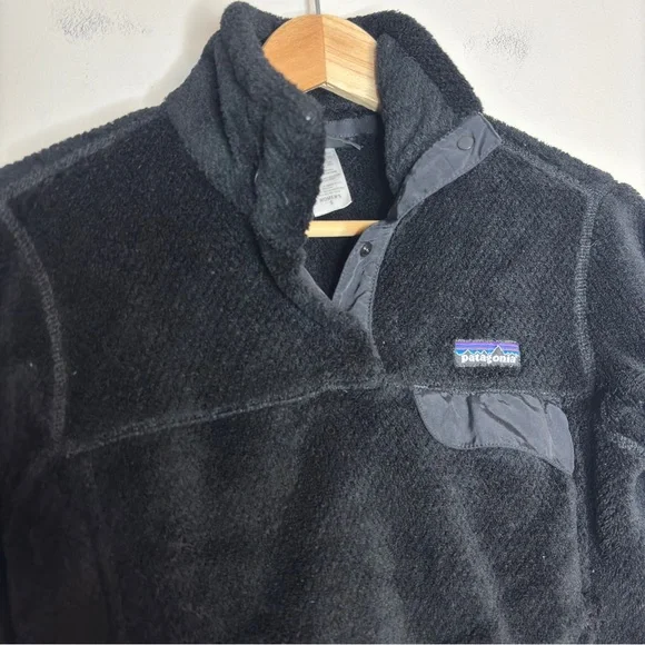 Patagonia Black Re-Tool Snap-T Pullover Fleece Size S - Picture 3 of 12